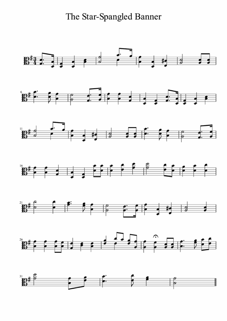 clockwise Alarming Foresight Free Viola Sheet-music | Violaman.com
